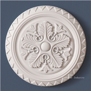 3d Decorative Stone Relieve Cladding Tiles, White Limestone Relieve
