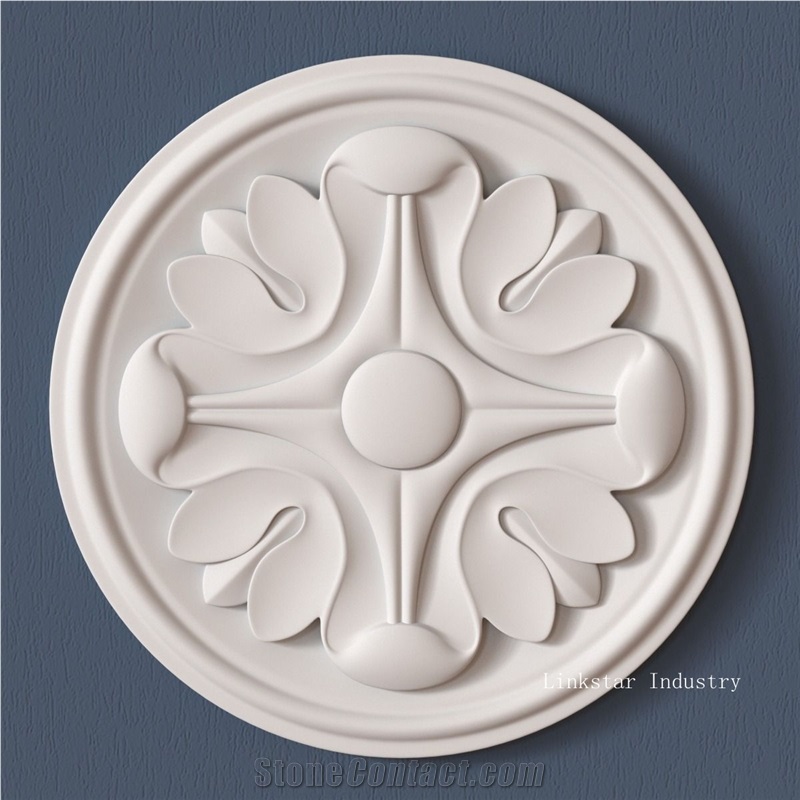 3d Decorative Stone Wall Cladding Relive Tile, White Limestone Relief & Etching