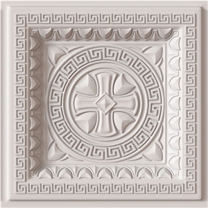 3d Stone Interior Design Relieve Wall Panels, White Quartzite Relieve