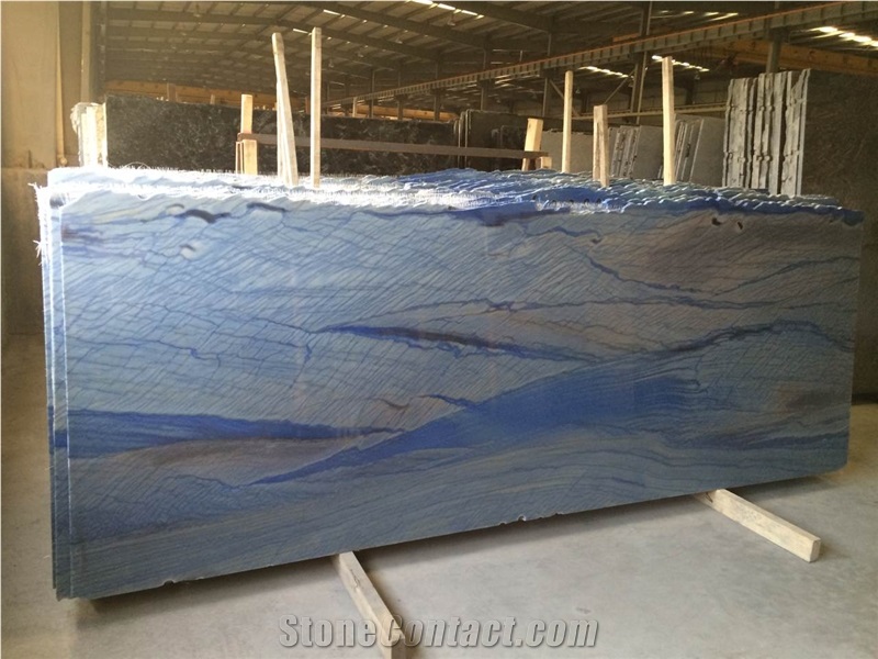 Azul Macaubas Quartzite Slabs & Tiles, Brazil Blue Quartzite