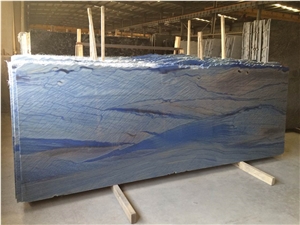 Azul Macaubas Quartzite Slabs & Tiles, Brazil Blue Quartzite