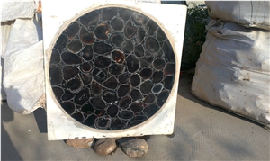 Black Agate Semi Precious Stone Panels, Black Agate Bar Top, Black Agate ,Black Agate for Decoration