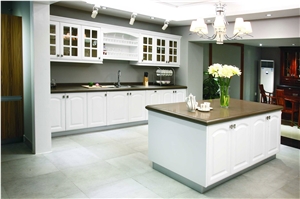 Brown Quartz Stone Kitchen Countertop, Brown Quartz Stone Kitchen Vanity Top