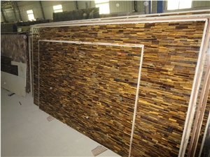 Brown Tiger Eye Gemstone Slab, Tiger Eye Slab, Tiger Eye Precious Stone