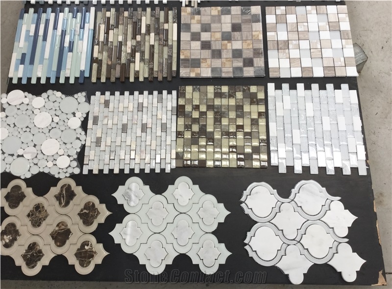 Chinese Marble Mosaic Paver Cover Flooring