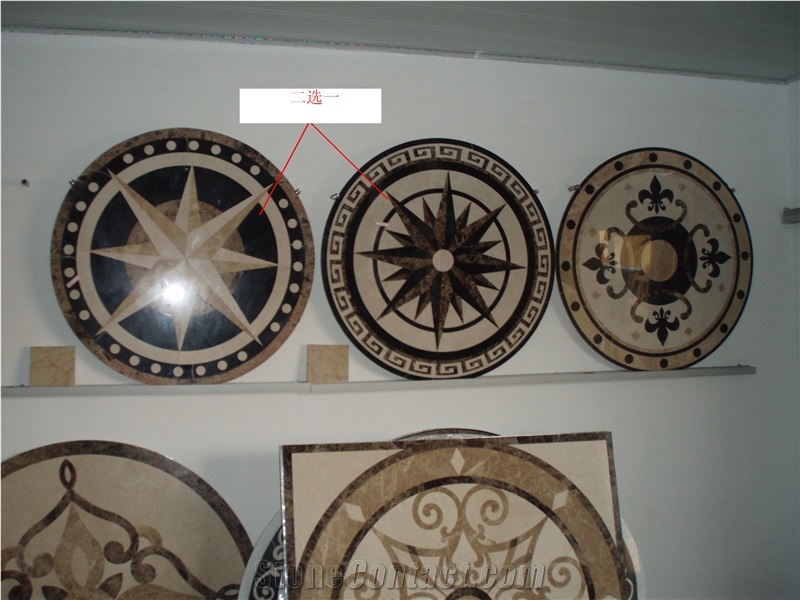 Composited Marble Medallion, Floor Medallions, Round Medallions