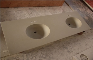 Custom Design Corian White Solid Surface Fantastic Modern Countertop