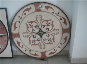 Flower Marble Water Jet Medallion,Waterjet Medallion,Waterjet Jet Pattern,China Waterjet Medallion,Pattern Water Jet