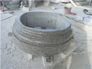G664 Column, Granite Roman Column