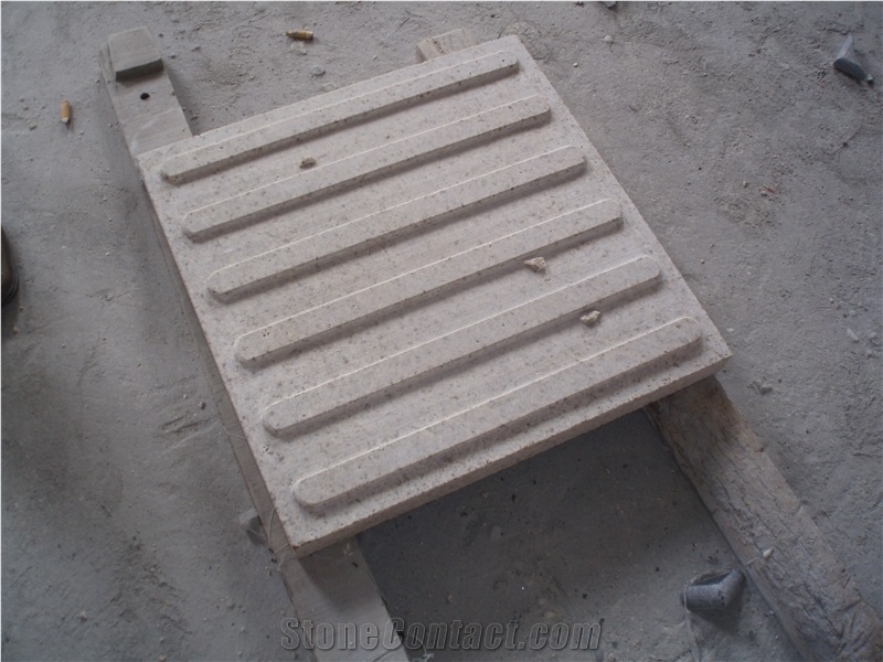 G682 Granite Blind Paving Stone, Yellow Granite Blind Stone Pavers