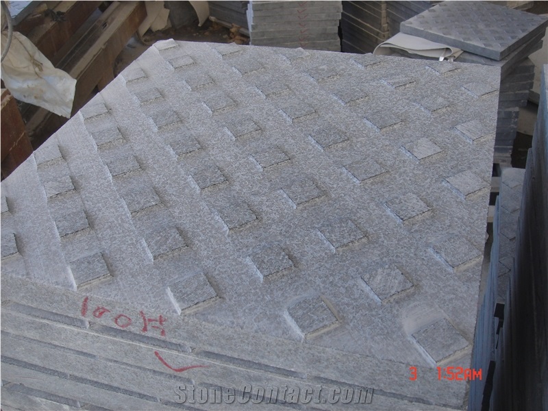 G682 Granite Blind Paving Stone, Yellow Granite Blind Stone Pavers