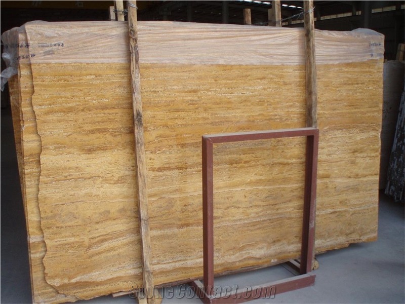 Golden Travertine Tiles,Slabs