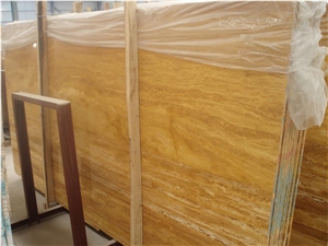 Golden Travertine Tiles,Slabs