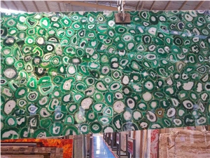 Green Agate Slab, Semi Precious Stone Panels,Semi Precious Stone Wall,Semiprecious Stone Slabs