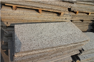 Lava Stone Slabs & Tiles, Hainan Basalt Cut to Size Flooring