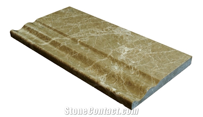 Light Emperador Marble Molding & Borde Pencil,Chairrail,Basebord
