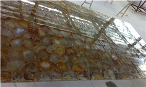 New Agate Semi Precious Stone Panels,Agate Bar Top, Agate Gemstone for Wall Decoration