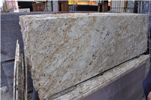 New Giallo Fiorito Granite Tiles & Slabs, Brazil Yellow Granite