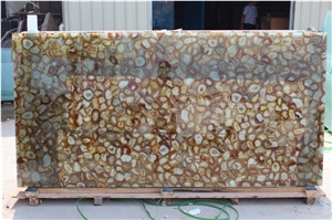 Semi Precious Stone Panels for Bar Decoration,Gemstone Slabs for Docoration