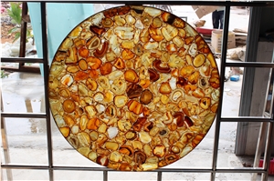 Semiprecious Stone Agate Slabs & Tiles, Golden Agate Slabs & Tiles