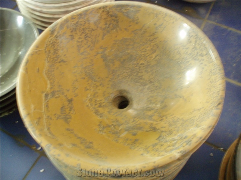 Sinks, Yellow Color Sinks Marble Sinks & Basins