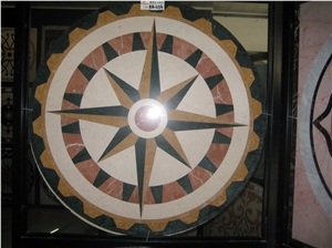 Star Marble Water Jet Medallion,Waterjet Medallion,Waterjet Jet Pattern,China Waterjet Medallion,Pattern Water Jet