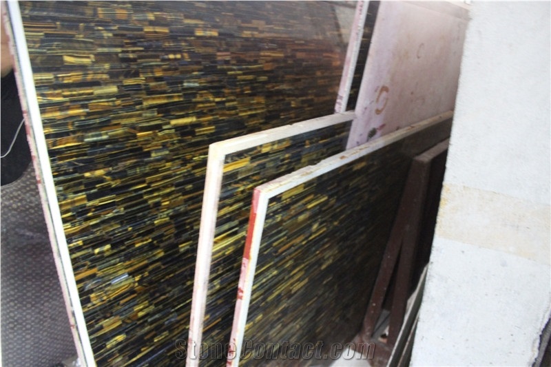 Tiger Eye Semi Precious Stone Panels, Semiprecious Stone Slabs ,Precious Stone Slabs , Semiprecious Stone Tiles, Semi Precious Slabs