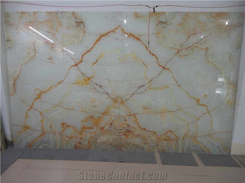 White Onyx ;White and Glass Composite Onyx