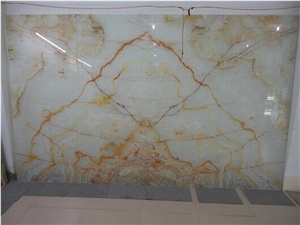 White Onyx ;White and Glass Composite Onyx