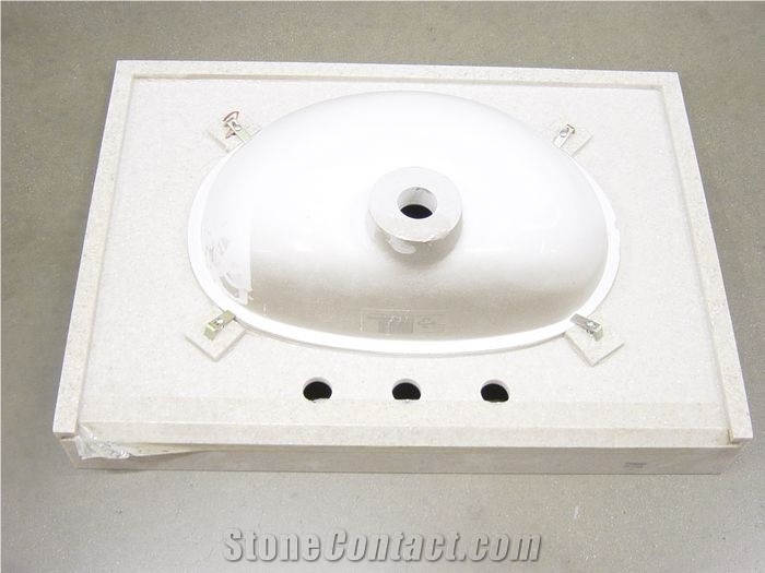 White Solid Countertop Kitchen, Solid Quartz Surface, White Quartz Stone Countertops
