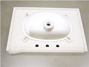White Solid Countertop Kitchen, Solid Quartz Surface, White Quartz Stone Countertops