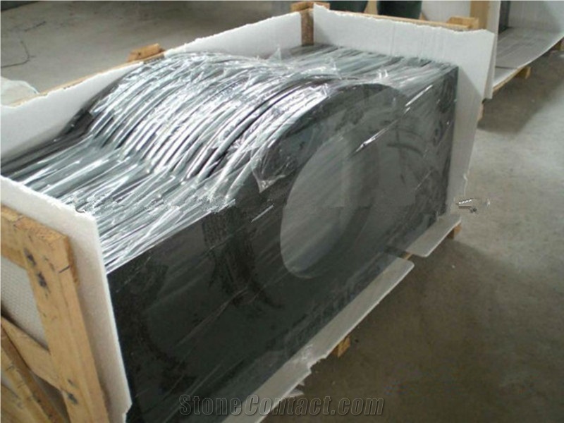 Absolute Black Granite Kitchen Countertops