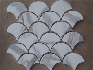 Cararra Hexagon Mosaic,White Carrara Mosic,Natural Stone Mosic Tiles,Cararra Natural Stone Mosic Tiles, Bianco Carrara Cd White Marble Hexagon Mosaic