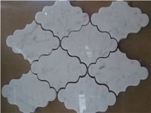 Cararra Hexagon Mosaic,White Carrara Mosic,Natural Stone Mosic Tiles,Cararra Natural Stone Mosic Tiles, Bianco Carrara Cd White Marble Hexagon Mosaic
