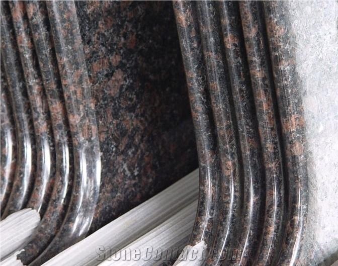 Solid Surfcace Kitchen Countertops Granite Tan Brown Island Tops