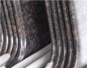 Solid Surfcace Kitchen Countertops Granite Tan Brown Island Tops