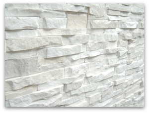 Angel Stackstone Panel, White Limestone Cultured Stone, Wall Cladding