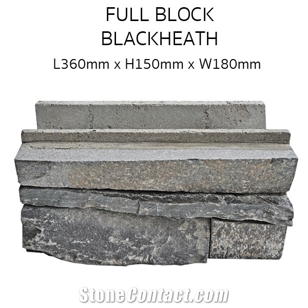 Deco Block, Grey Quartzite Wall Cladding Viet Nam, Stacked Stone Veneer
