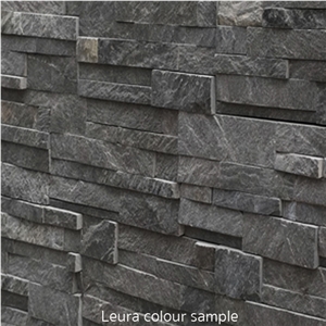 Deco Block Leura, Grey Quartzite Viet Nam Wall Cladding, Cultured Stone