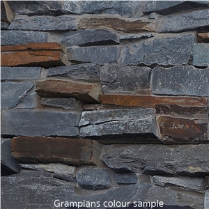 Roxstone Dry Stone Z Panels, Grey Quartzite Building Stone, Wall Cladding Viet Nam
