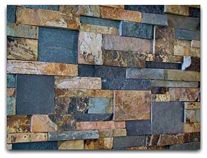 Roxstone Stackstone Panel Colorado, Multicolor Quartzite Wall Cladding, Cultured Stone Viet Nam