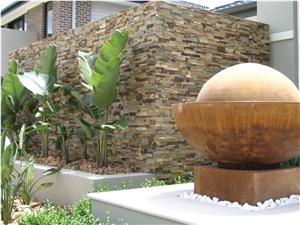 Roxstone Stackstone Panel Idaho, Mulcolor Quartzite Wall Cladding, Cultured Stone Viet Nam