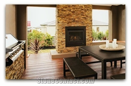 Roxstone Stackstone Panel Idaho, Mulcolor Quartzite Wall Cladding, Cultured Stone Viet Nam