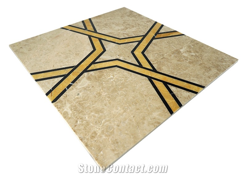 Cappuccino Composite Marble Medallio