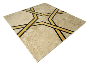 Cappuccino Composite Marble Medallio