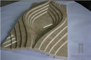 Cappucino Marble Cnc Design Interior Beige 3d Decorative Stone