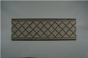Grey Mosaic Border;Marble Mosaic Tile Borders;Border Designs for Projects