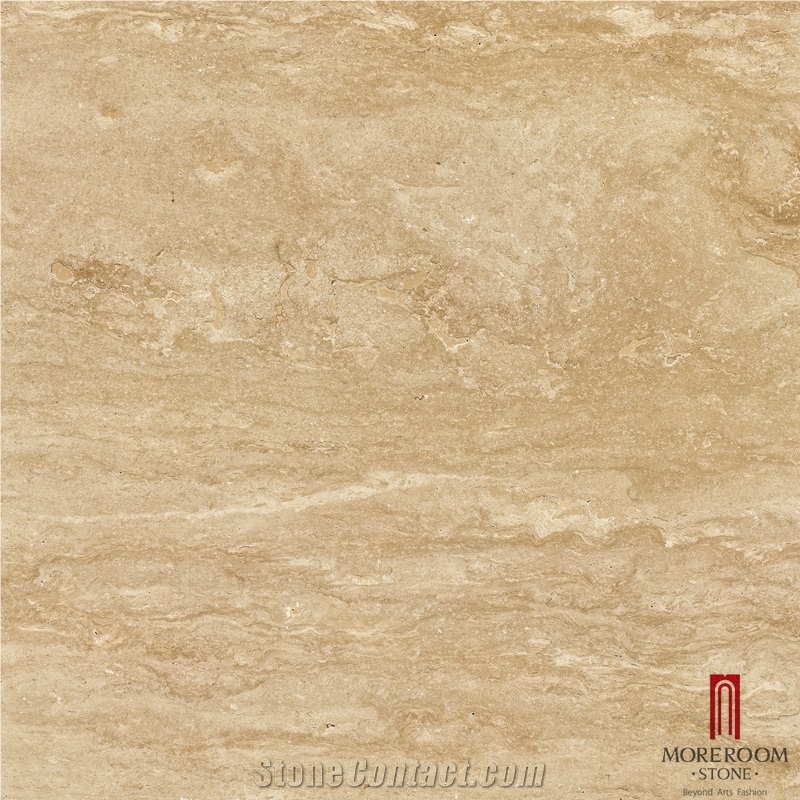 Hot Sale Milan Travertine Tiles with Porcelain Base Wall Slab