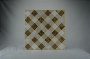 Hot Sale Square Marble Floor and Wall Design for Bathroom