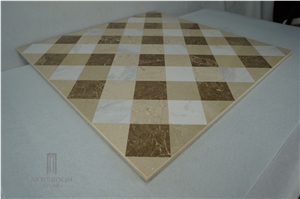 Hot Sale Square Marble Floor and Wall Design for Bathroom